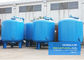 Μπλε αυτόματο Desalting κατεργασίας ύδατος 95-99% φίλτρων πολυμέσων ποσοστό για τις εγκαταστάσεις καθαρισμού νερού
