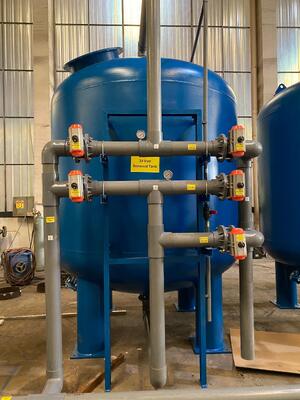 Συσκευές επεξεργασίας νερού από άμμο κουαρτζ, 0,05Mpa - 0,07MPA Πίεση Φιλτράρισμα από ανοξείδωτο χάλυβα